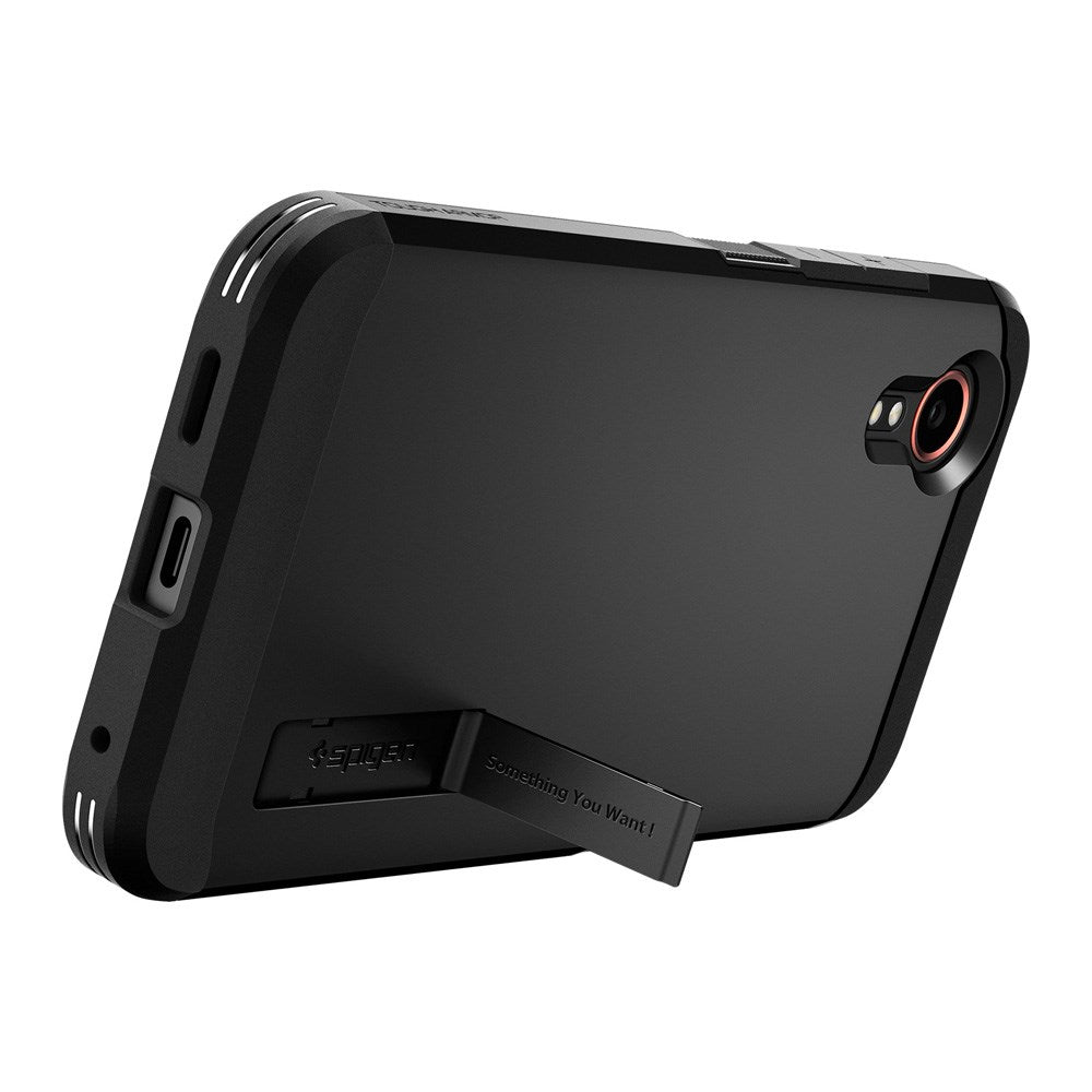 Samsung Galaxy XCover 7 Spigen Tough Armor Case w. Kickstand - Black