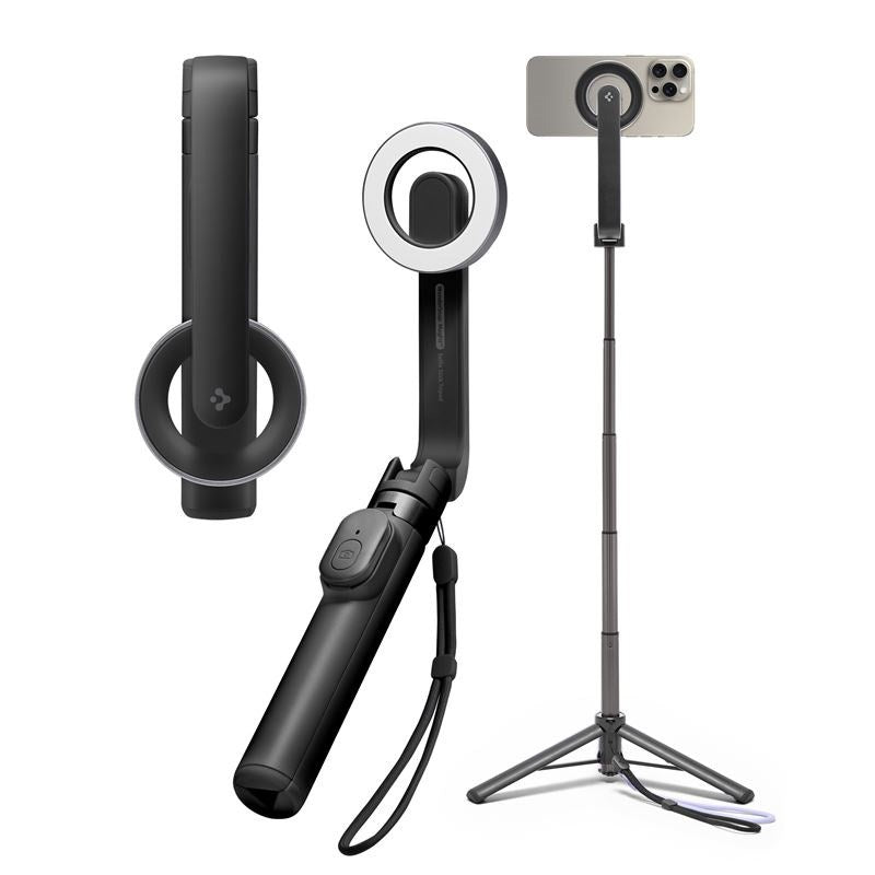 Spigen Tripod Selfie Stick - MagSafe Compatible - Black