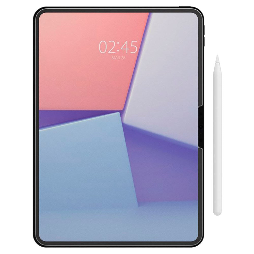 iPad Pro 11" (2024) Spigen Paper Touch EZ Fit Glas.tR Screen Protection - Case Friendly - Transparent