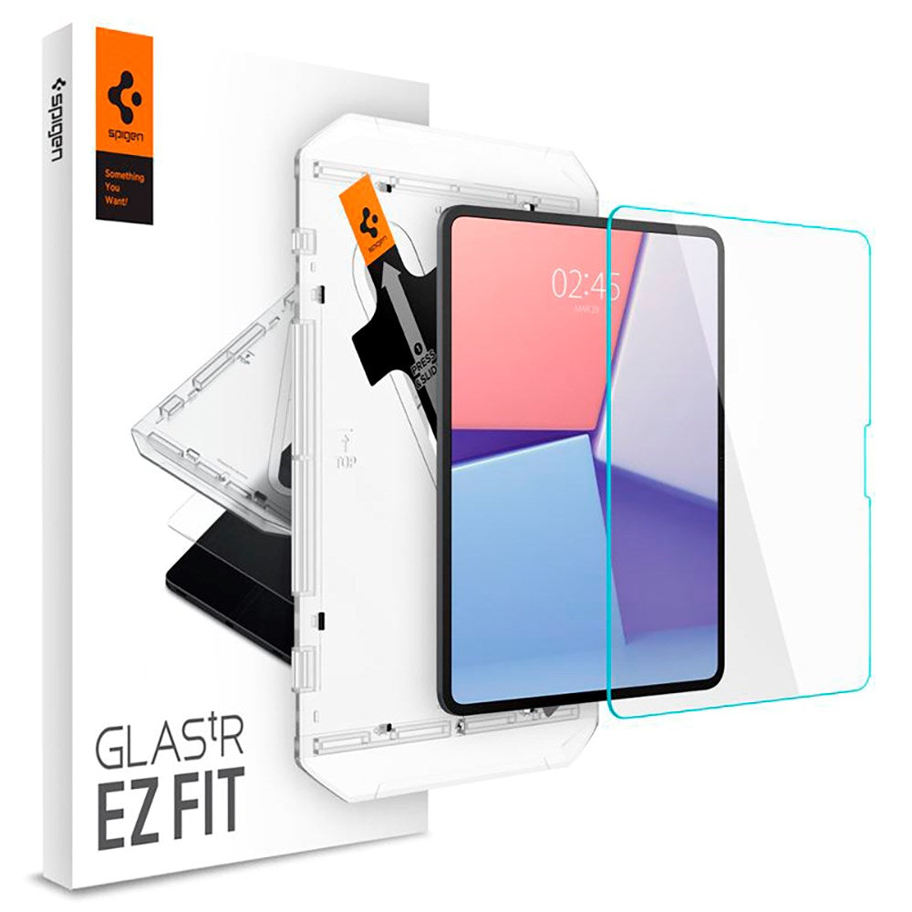 iPad Pro 13" (2024) Spigen EZ Fit Glas.tR Screen Protection - Case Friendly - Transparent