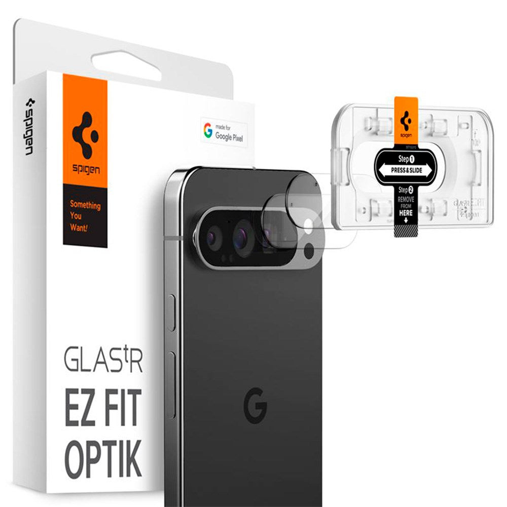 Google Pixel 9 Pro Spigen EZ Fit. tR Optik Camera Lens Protection - 2 pcs - Transparent