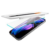 Google Pixel 9 Pro XL Spigen EZ Fit Glas.tR Screen Protection 2. Pcs - Case Friendly - Transparent