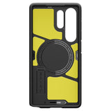Samsung Galaxy S25 Ultra Spigen Tough Armor Hybrid Case with Kickstand - MagSafe Compatible - Black