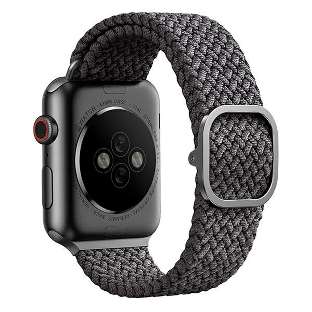 Apple Watch (38/40/SE/41/42mm) UNIQ Aspen Braided Fabric Strap - Grey