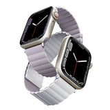 Apple Watch (38/40/SE/41/42mm) UNIQ Revix Reversible Watch Strap Magnetic - Purple / White