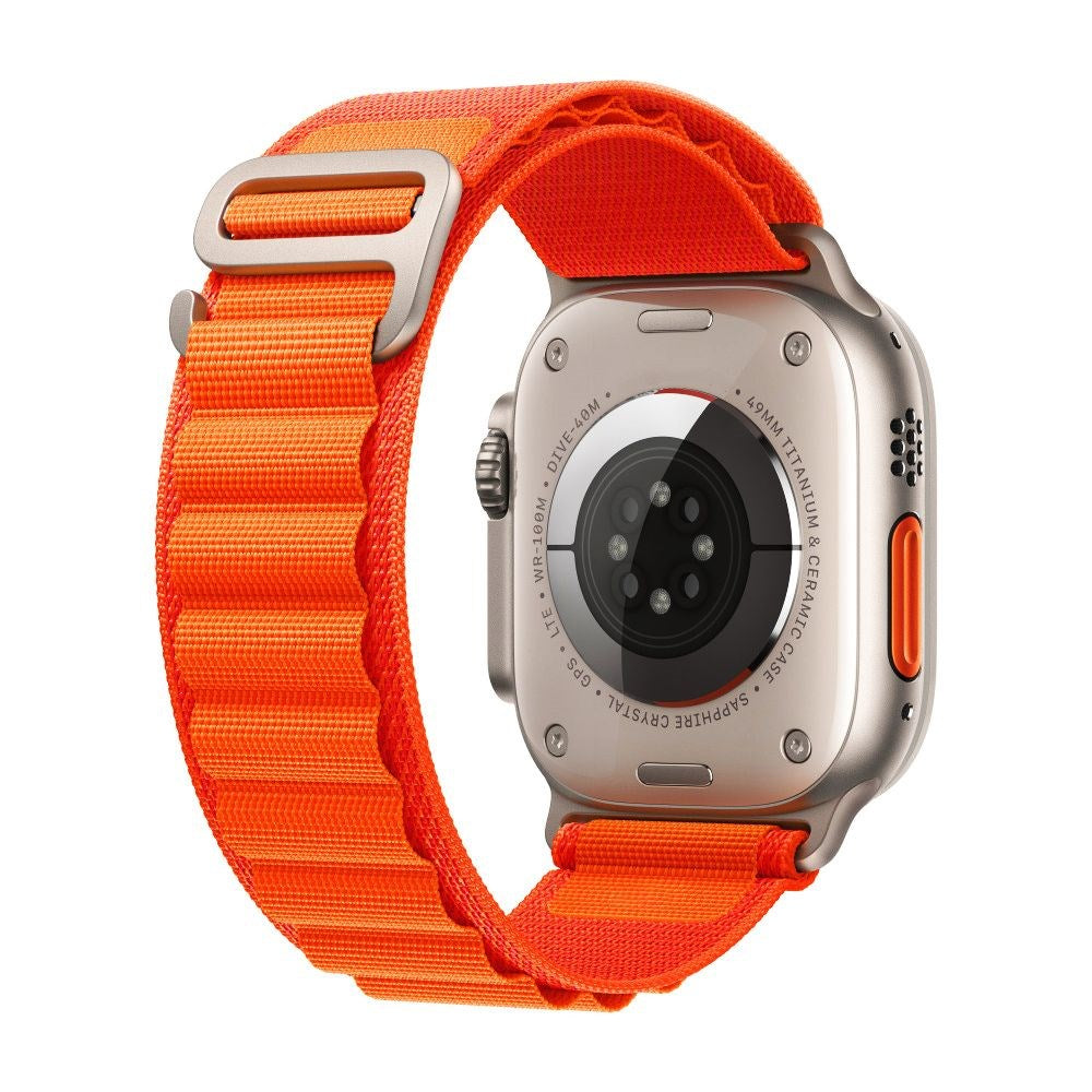 Apple Watch (42/44/SE/45/46/49mm) Tech-Protect Nylon Pro Strap - Orange