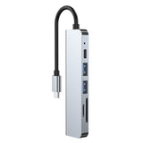 Tech-Protect V4-Hub Multi Adapter 6in1 - Grey