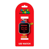 Accutime LED Watch for Kids with Adjustable Strap - Super Mario