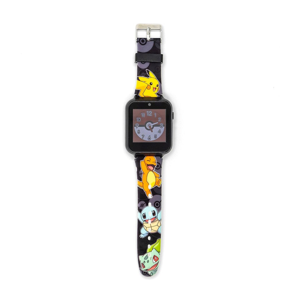 Accutime Smartwatch for Kids with Various Functions - Pokémon / Black
