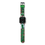 Accutime LED Watch for Kids with Adjustable Strap - Minecraft V2