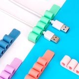 Silicone Office Cable Organizer - Pink