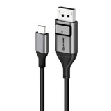 ALOGIC Ultra 4K USB-C To DisplayPort Cable - Space Grey - 1m