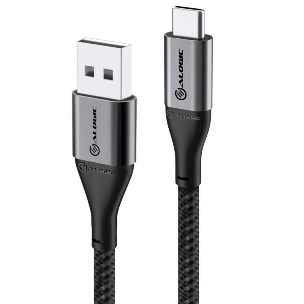 ALOGIC 3A USB-A to USB-C Cable 1.5m - Black