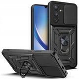 Samsung Galaxy A34 (5G) Tech-Protect Camshield Case with Magnetic Ring & Stand Function - Black