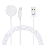 Tech-Protect Ultraboost Charging Cable for Apple Watch (2.5W) & iPhone (12W) - 1.5m - White