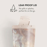 Burga Thermo Cup with Lid & Straw - 500ml - Serene Sunset