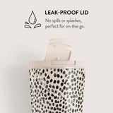 Burga Thermo Cup with Lid & Straw - 500ml - Almond Latte