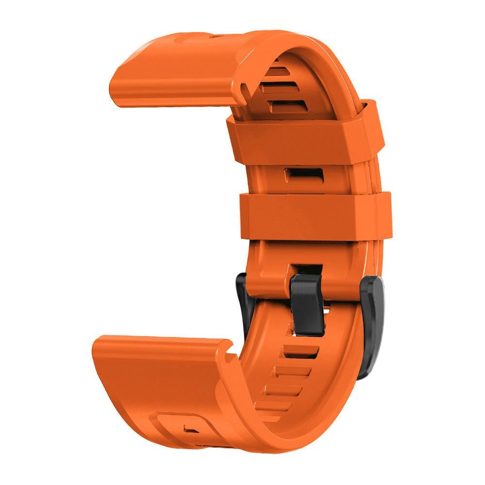 Universal Garmin 22mm QuickFit Iconband Tech-Protect Line Silicone Strap - Orange