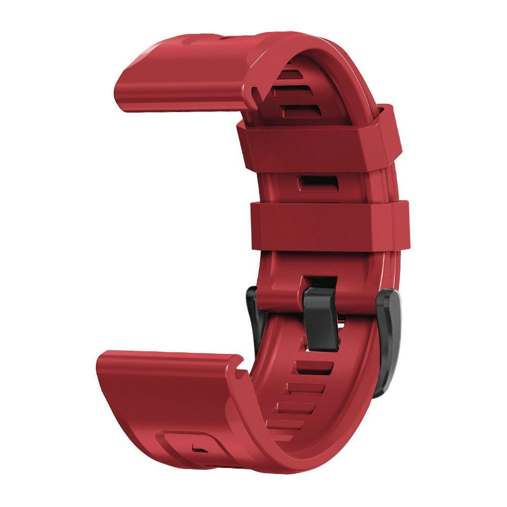 Universal Garmin 26mm Iconband Tech-Protect Line Silicone Strap - Red