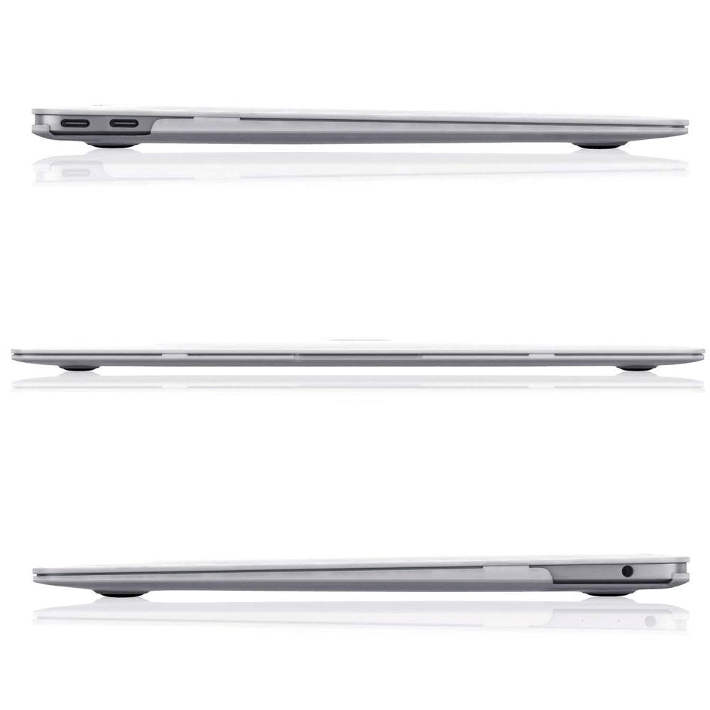 MacBook Air 13 M2/M3 (2022-2024) - Tech-Protect Smartshell Case - Crystal Clear