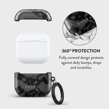 Apple AirPods (4th Gen) Burga Case with Carabiner - Magnetic