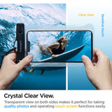 Spigen A601 Universal Waterproof Case Pouch - Black / Transparent (Max. Phone: 163 x 90mm)