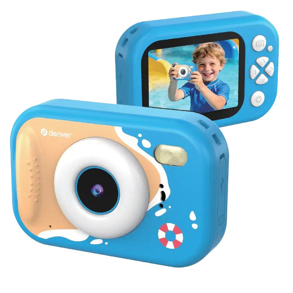 Denver KCW-1030BU Waterproof Digital Camera for Kids - Blue