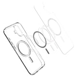 iPhone 16 Spigen Crystal Hybrid Case - MagSafe Compatible - Transparent