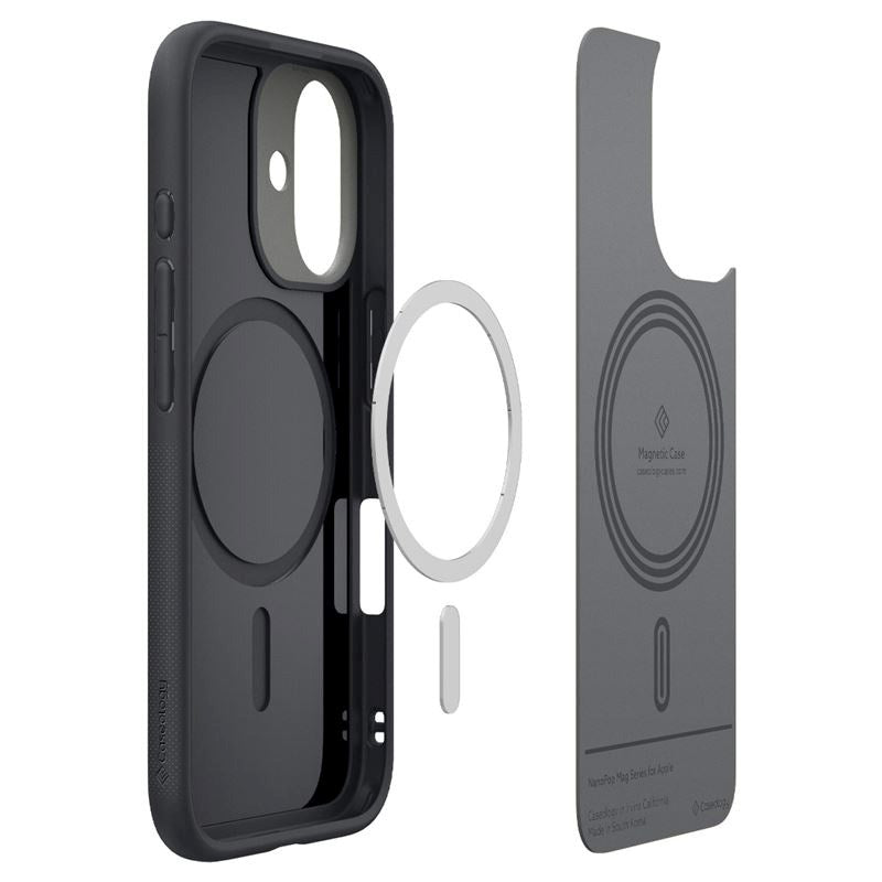 iPhone 16 Spigen Caseology Nano Pop Case - MagSafe Compatible - Black