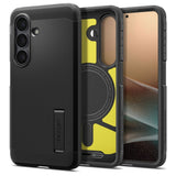 Samsung Galaxy S26+ (Plus) Spigen Tough Armor Hybrid Case with Kickstand - MagSafe Compatible - Black