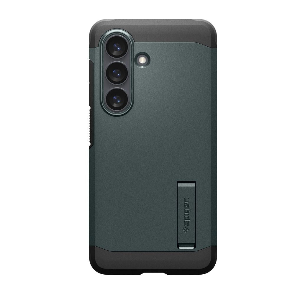 Samsung Galaxy S26+ (Plus) Spigen Tough Armor Hybrid Case with Kickstand - MagSafe Compatible - Green