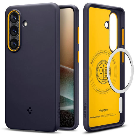 Samsung Galaxy S26 Spigen Nano Pop Hybrid Case - MagSafe Compatible - Blue / Yellow
