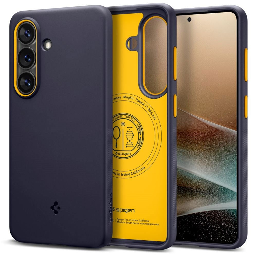 Samsung Galaxy S26 Spigen Nano Pop Hybrid Case - MagSafe Compatible - Blue / Yellow