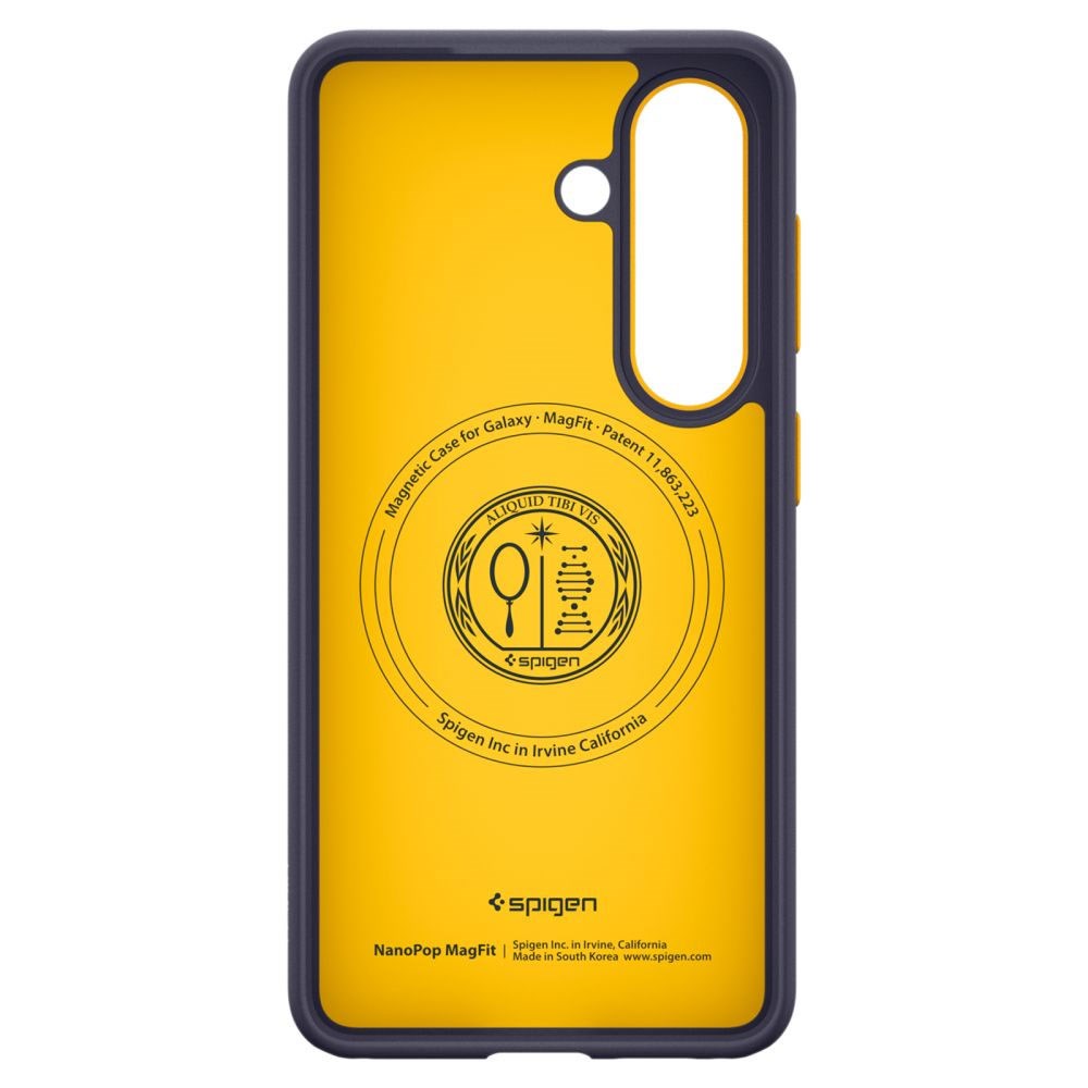 Samsung Galaxy S26 Spigen Nano Pop Hybrid Case - MagSafe Compatible - Blue / Yellow