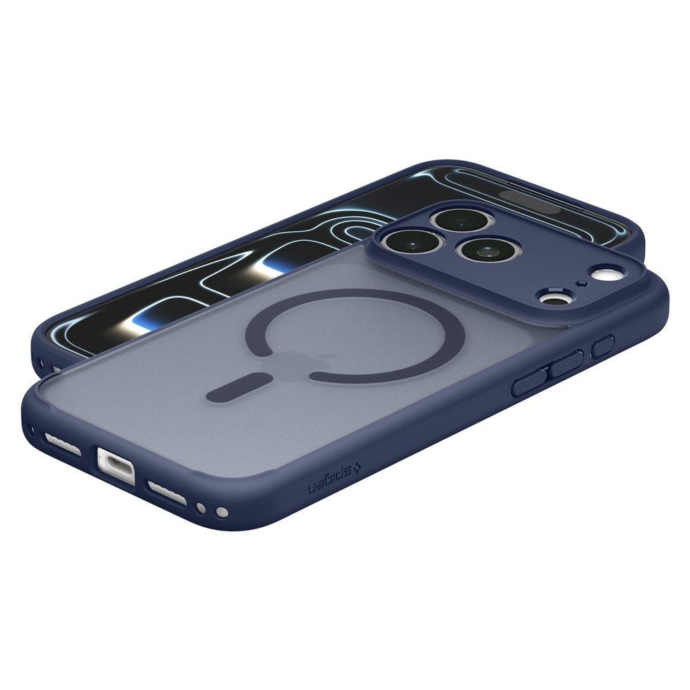 iPhone 18 Pro / 17 Pro Spigen Ultra Hybrid Case - MagSafe Compatible - Matte Blue