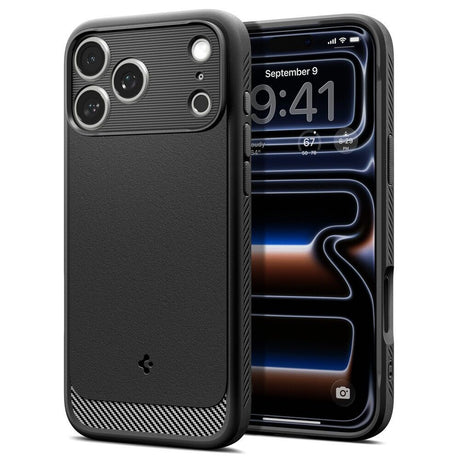 iPhone 18 Pro Max / 17 Pro Max Spigen Rugged Armor Case - MagSafe Compatible - Black