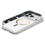 iPhone 18 Pro / 17 Pro Spigen Ultra Hybrid Case - MagSafe Compatible - Transparent / Gold