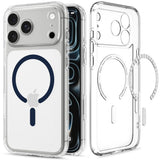 iPhone 18 Pro / 17 Pro Spigen Ultra Hybrid Case - MagSafe Compatible - Transparent / Blue