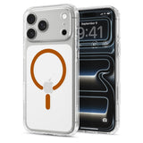 iPhone 18 Pro / 17 Pro Spigen Ultra Hybrid Case - MagSafe Compatible - Transparent / Orange