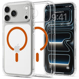 iPhone 18 Pro Max / 17 Pro Max Spigen Ultra Hybrid Case - MagSafe Compatible - Transparent / Orange