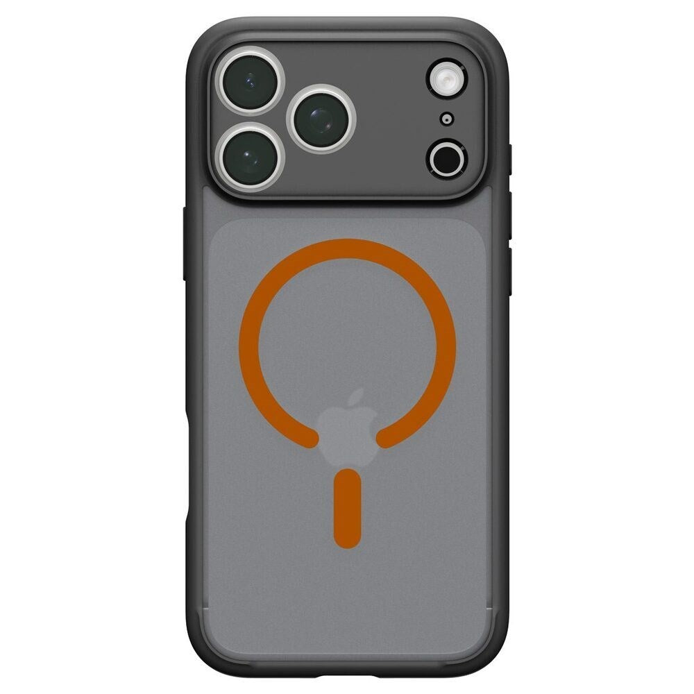 iPhone 18 Pro / 17 Pro Spigen Ultra Hybrid Case - MagSafe Compatible - Matte Black / Orange