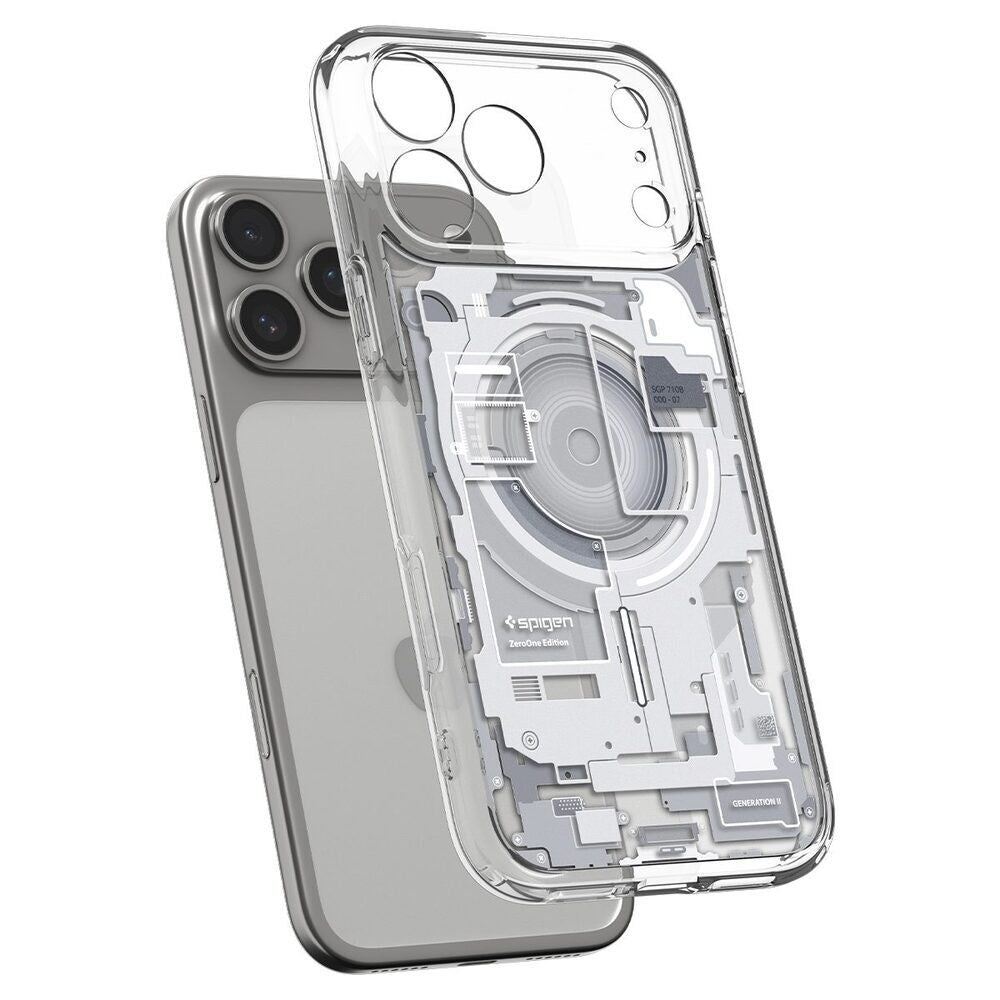 iPhone 18 Pro Max / 17 Pro Max Spigen Ultra Hybrid Case - MagSafe Compatible - Transparent / White
