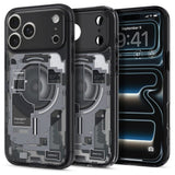 iPhone 18 Pro / 17 Pro Spigen Ultra Hybrid Case - MagSafe Compatible - Transparent / Black