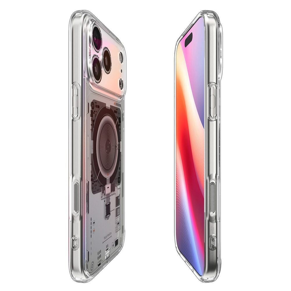iPhone 18 Pro / 17 Pro Spigen Ultra Hybrid Case - MagSafe Compatible - Transparent / Black