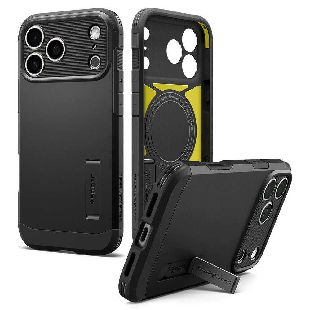 iPhone 18 Pro / 17 Pro Spigen Tough Armor T Case - MagSafe Compatible - Black