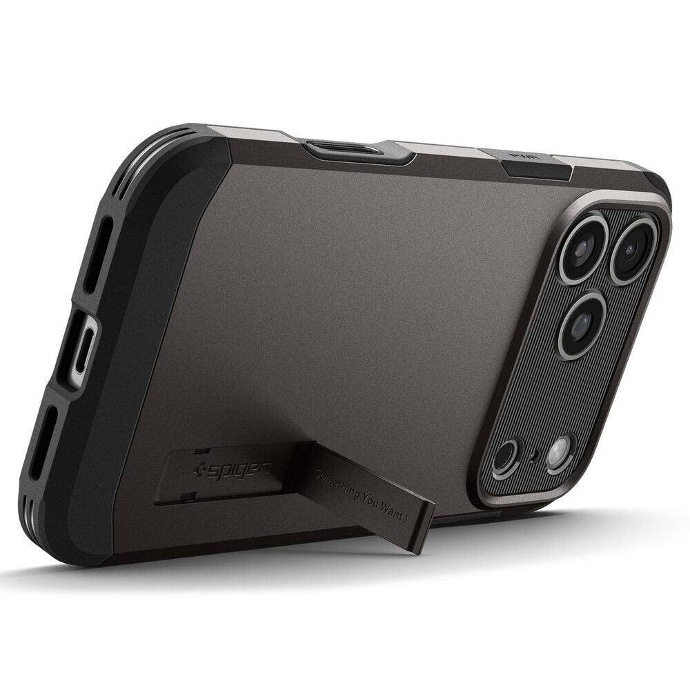 iPhone 18 Pro / 17 Pro Spigen Tough Armor T Case - MagSafe Compatible - Grey