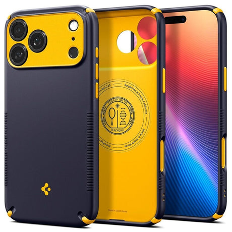 iPhone 18 Pro Max / 17 Pro Max Spigen Nano Pop Hybrid Case - MagSafe Compatible - Blue / Yellow