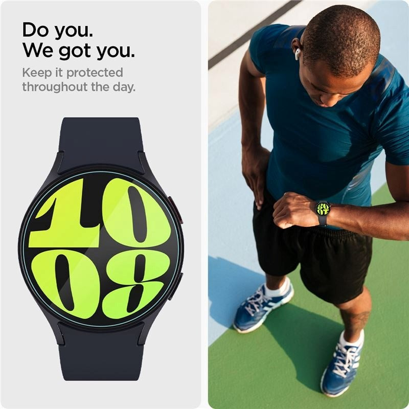 Samsung Galaxy Watch 7 (44mm) Spigen EZ Fit Glass Screen Protector - 2 Pcs. - Transparent