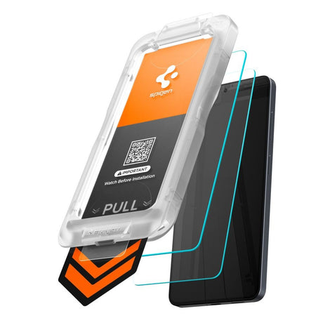 Samsung Galaxy S26 Spigen Glass tR EZ Fit Pro HD Screen Protection Glass - 2 pcs - Transparent