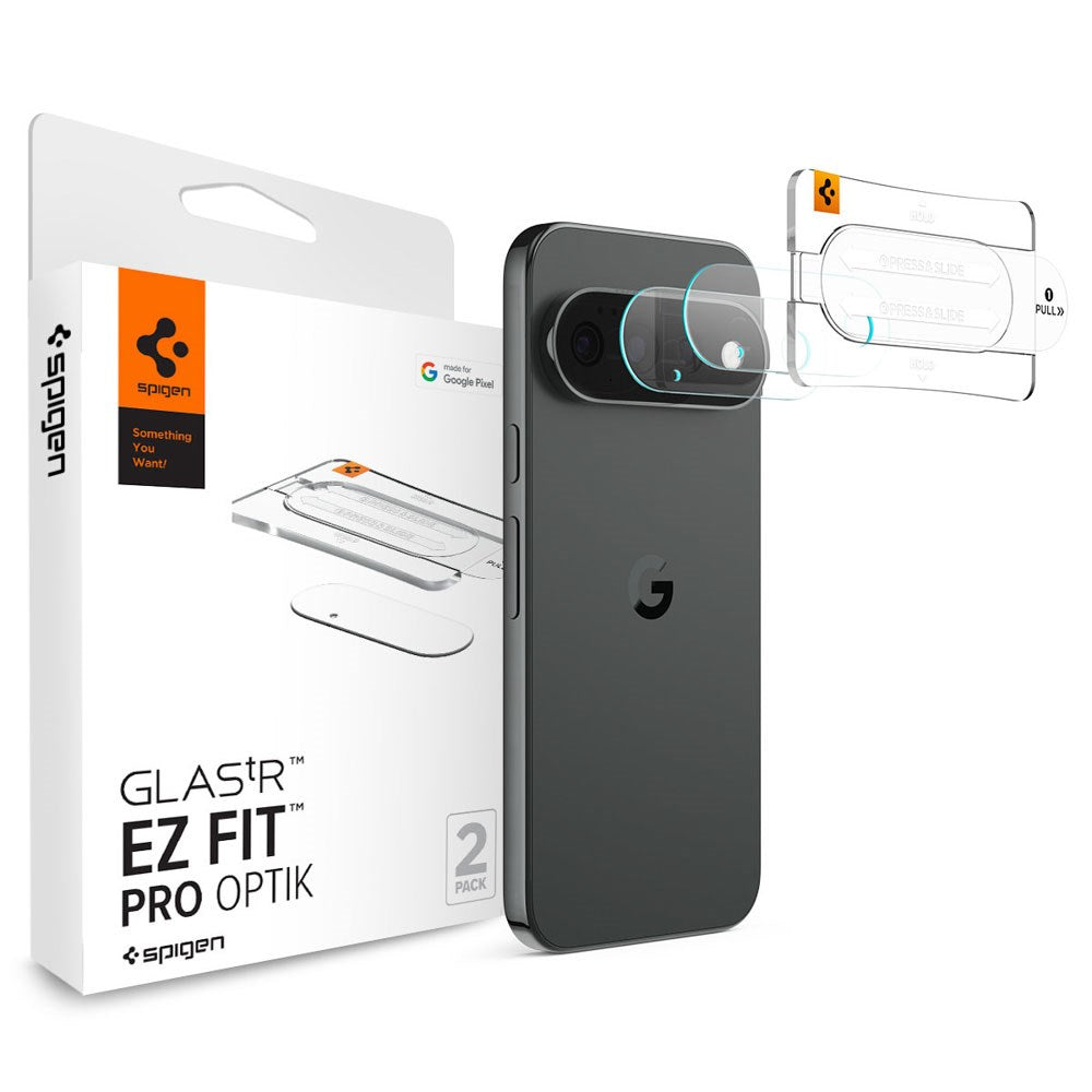 Google Pixel 11 Pro Spigen Glass tR EZ Fit Optik Pro Camera Lens Protector - 2 pcs - Transparent